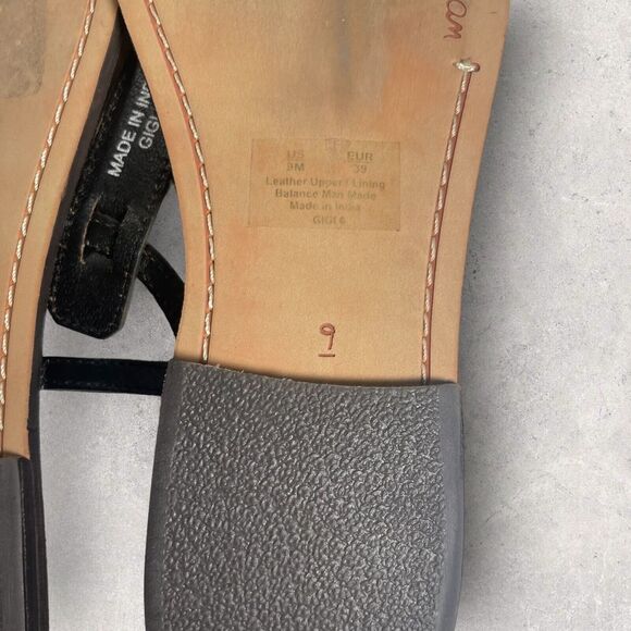 Sam Edelman Gigi Saddle Painted Tribal Leather Thong Sandal Women Size 8 - Picture 9 of 11